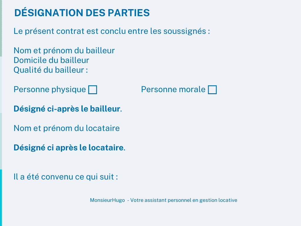 désignation-parties-bail-location-meublée