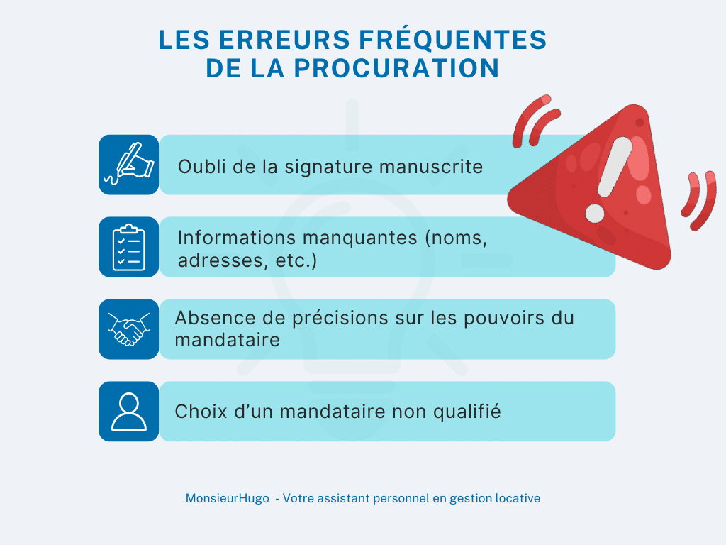 Procuration &eacute;tat des lieux